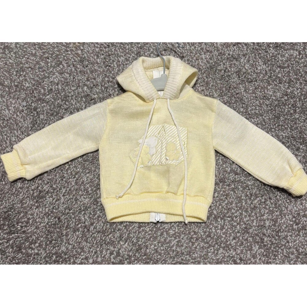 80s carriage boutiques yellow hooded jacket